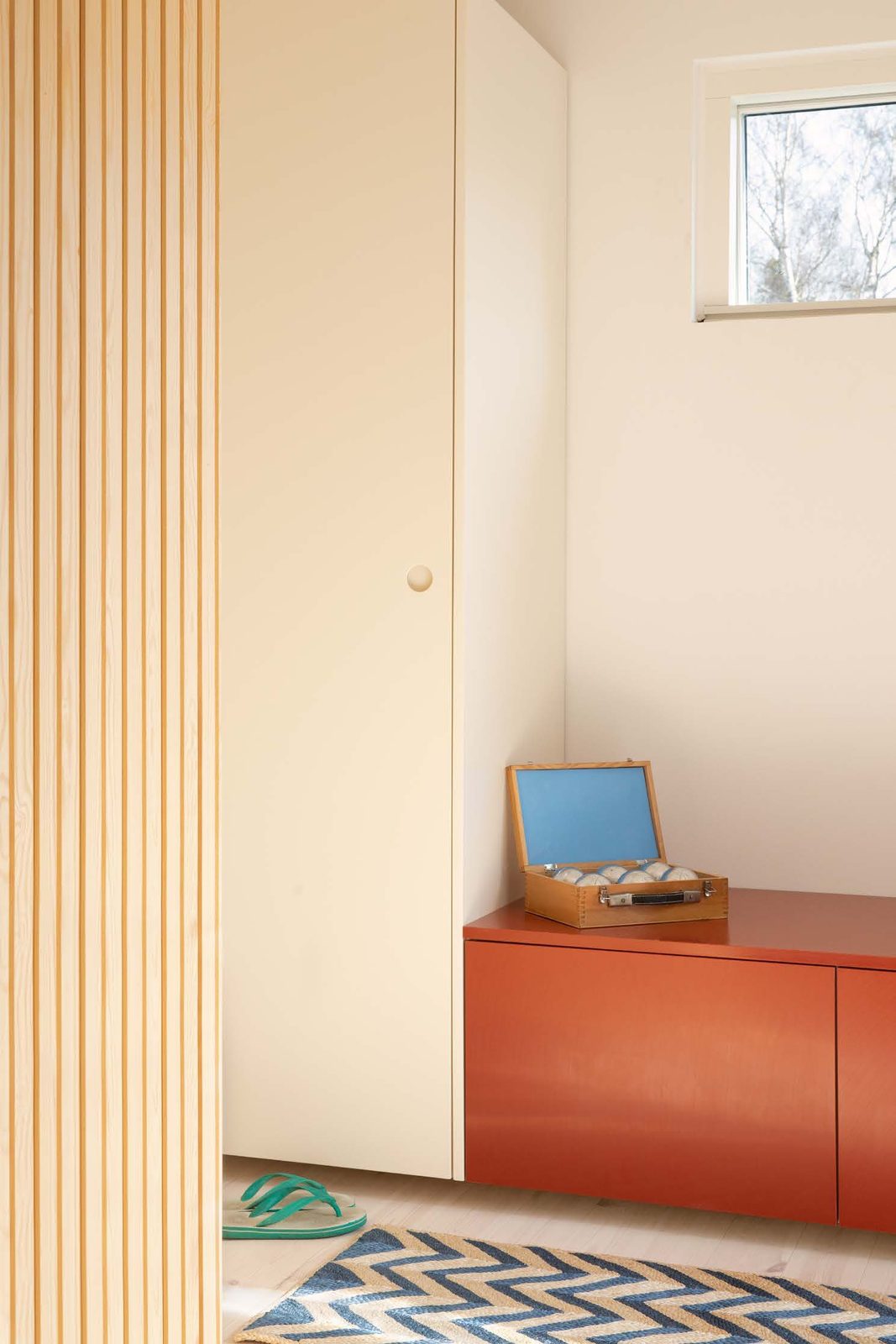 BASIS Painted in Sour Yellow and BASIS Natural Oak